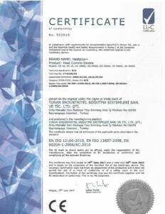 CE sertifikası Isıtma